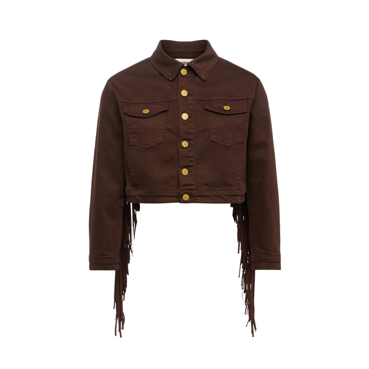 Koda Crop Jacket Fringe