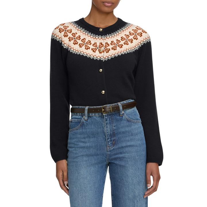 The Cashmere Fairisle Cardi