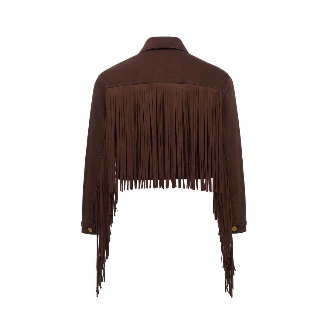 Koda Crop Jacket Fringe
