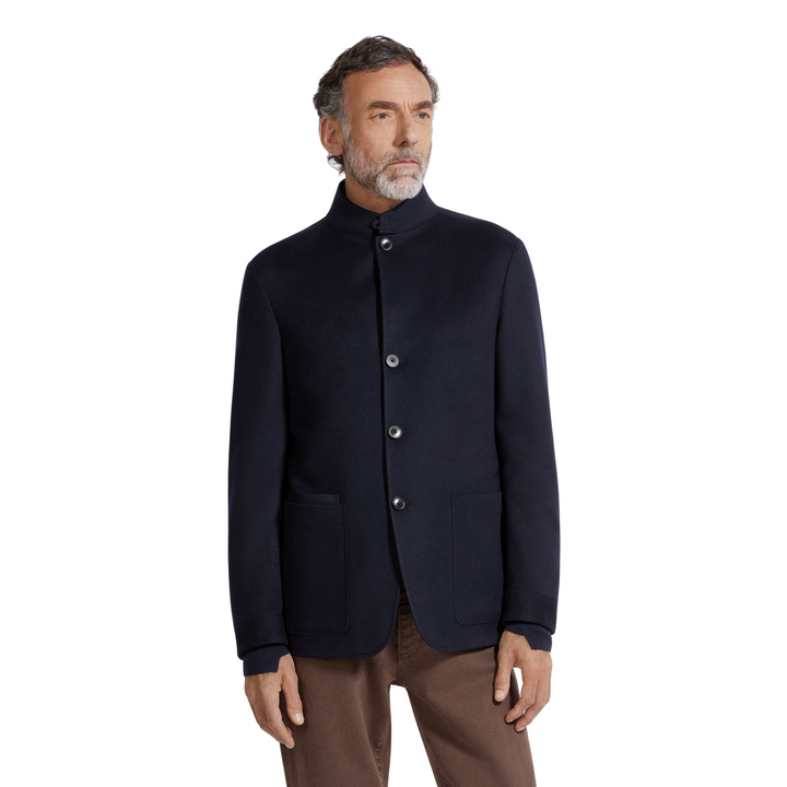 Oasi Cashmere Flannel Chore Jacket