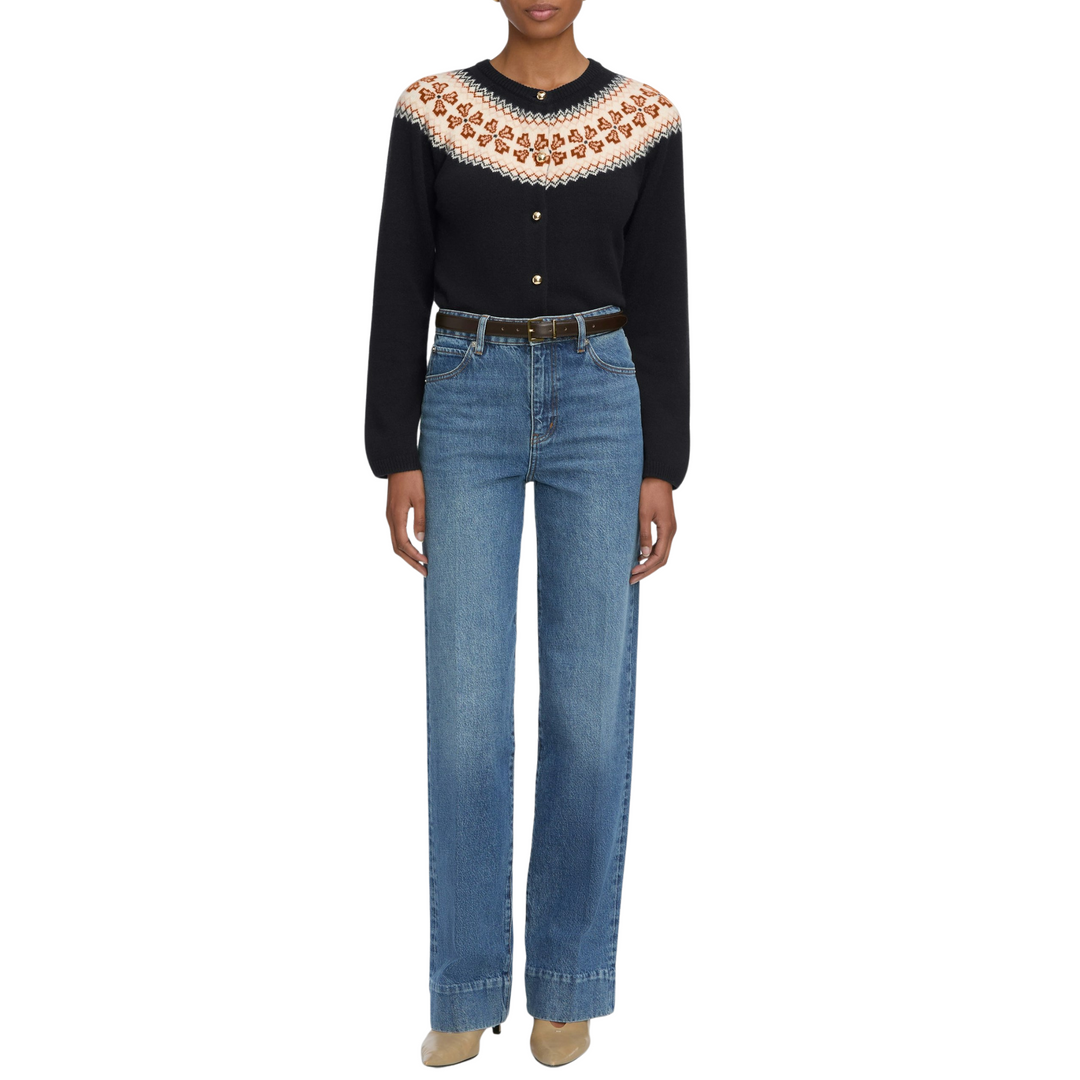 The Cashmere Fairisle Cardi