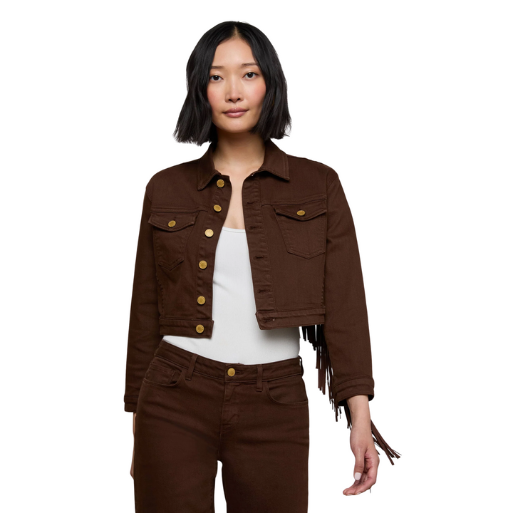 Koda Crop Jacket Fringe
