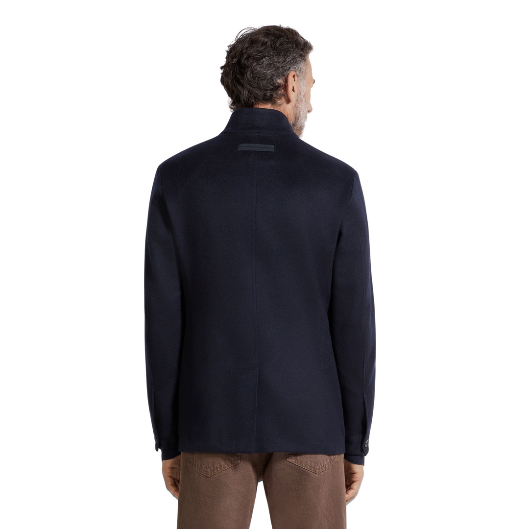Oasi Cashmere Flannel Chore Jacket