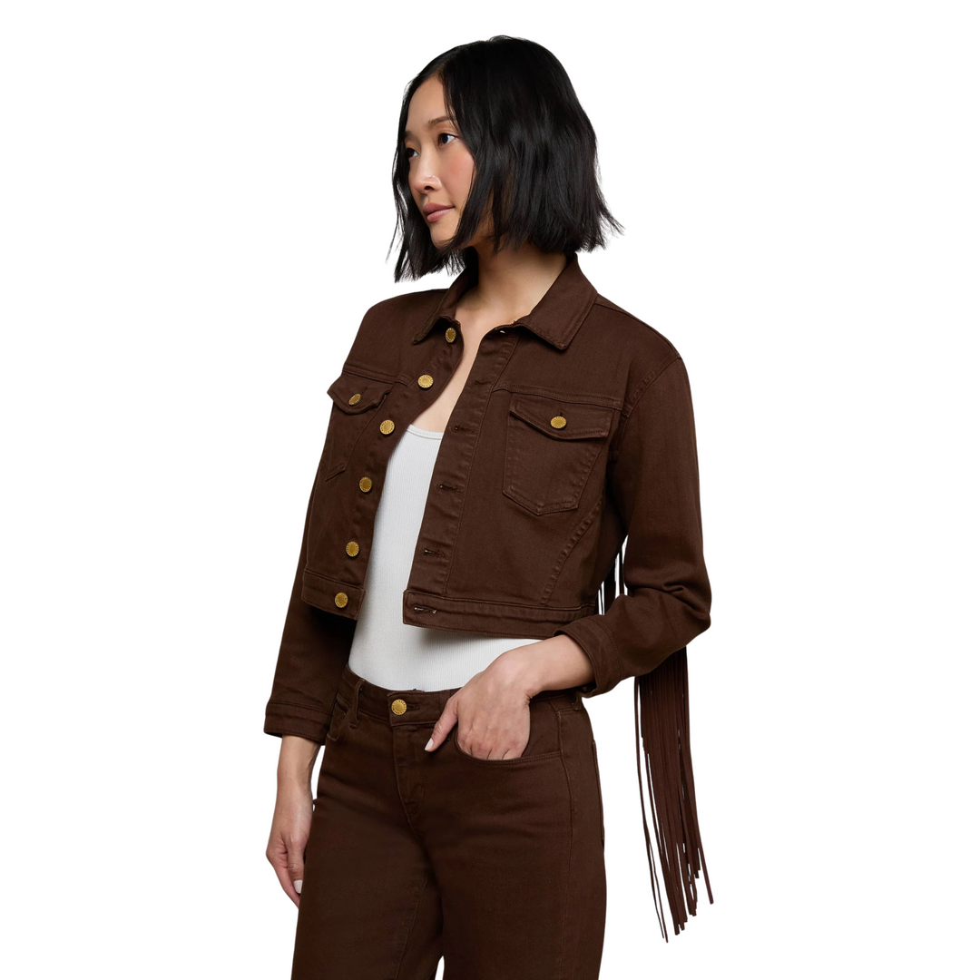 Koda Crop Jacket Fringe