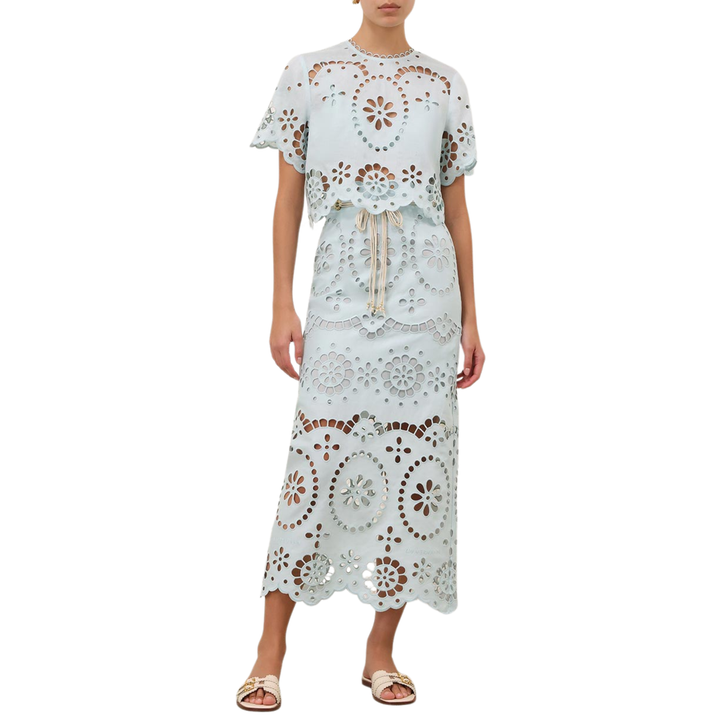 Awaken Embroidered Skirt