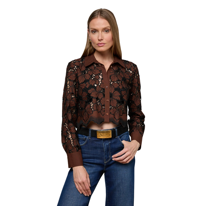 Seychelle Cropped Buttondown