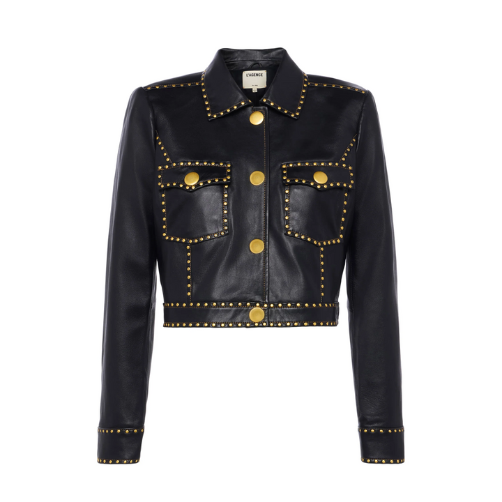 Winsome Crop Studded Jacket