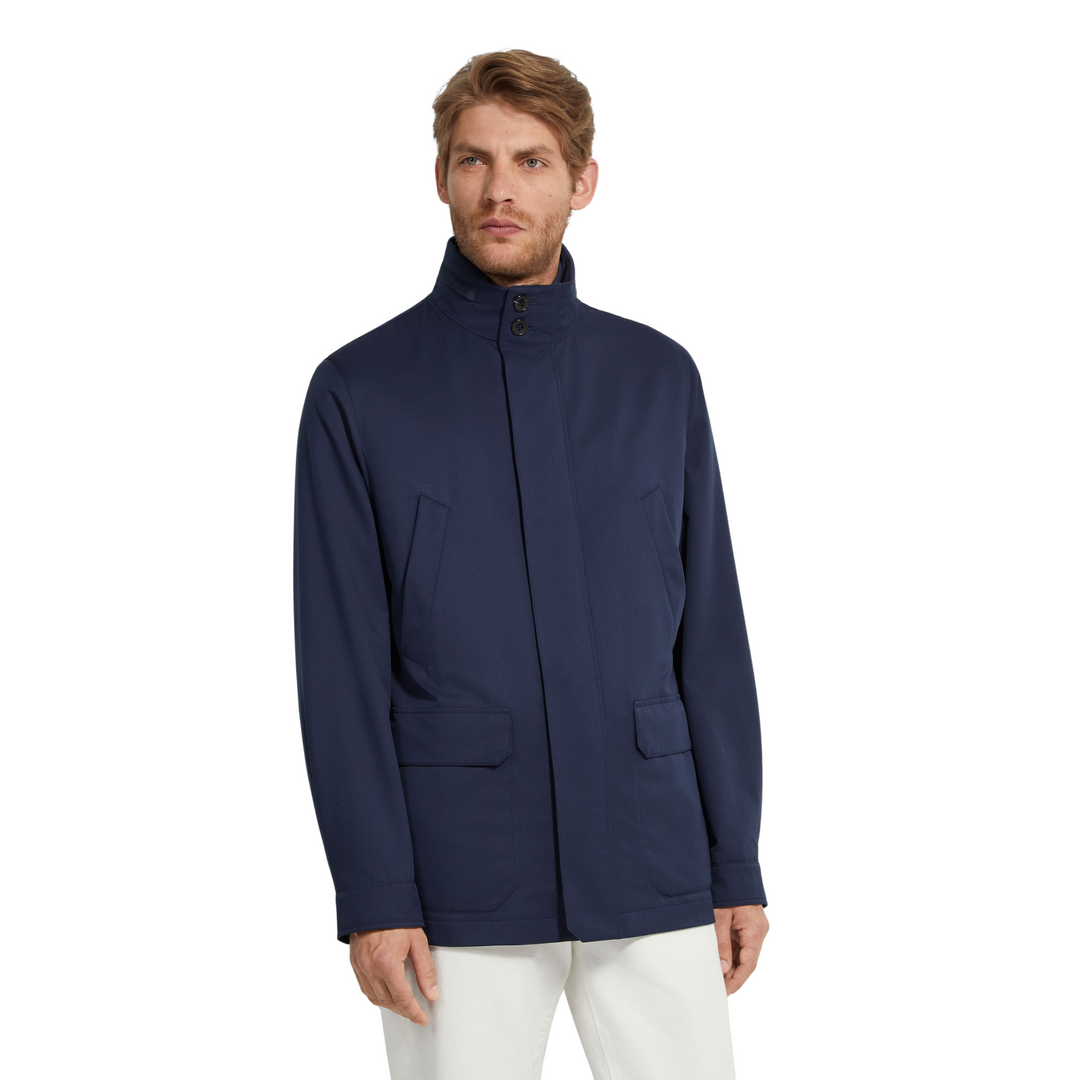 Microfiber Polyester Twill Field Jacket