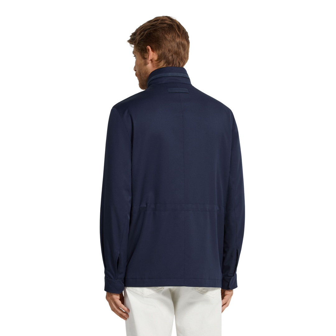 Microfiber Polyester Twill Field Jacket