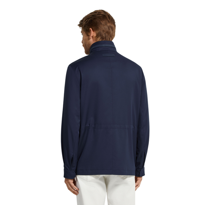 Microfiber Polyester Twill Field Jacket