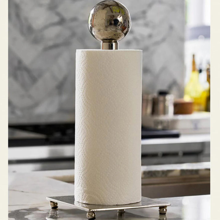 Posada Paper Towel Holder Nickel