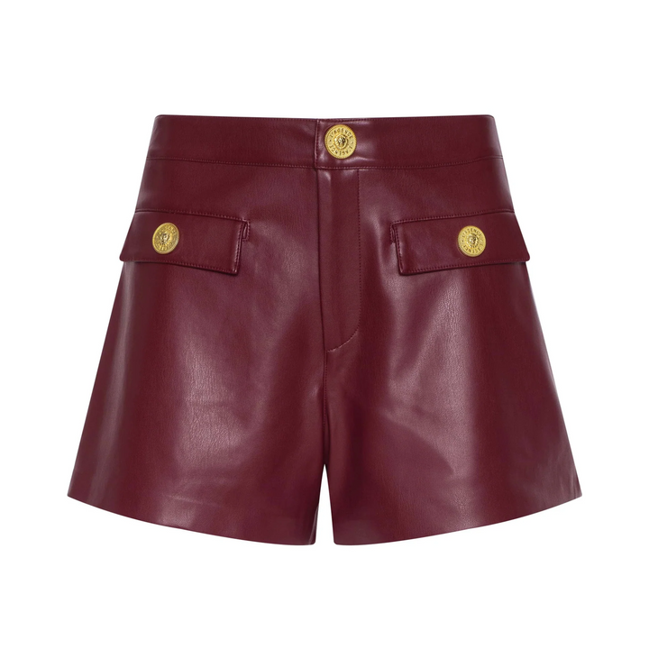 Dionne Faux Leather Short