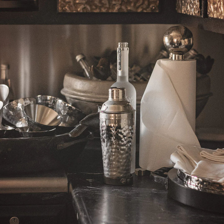 Posada Paper Towel Holder Nickel