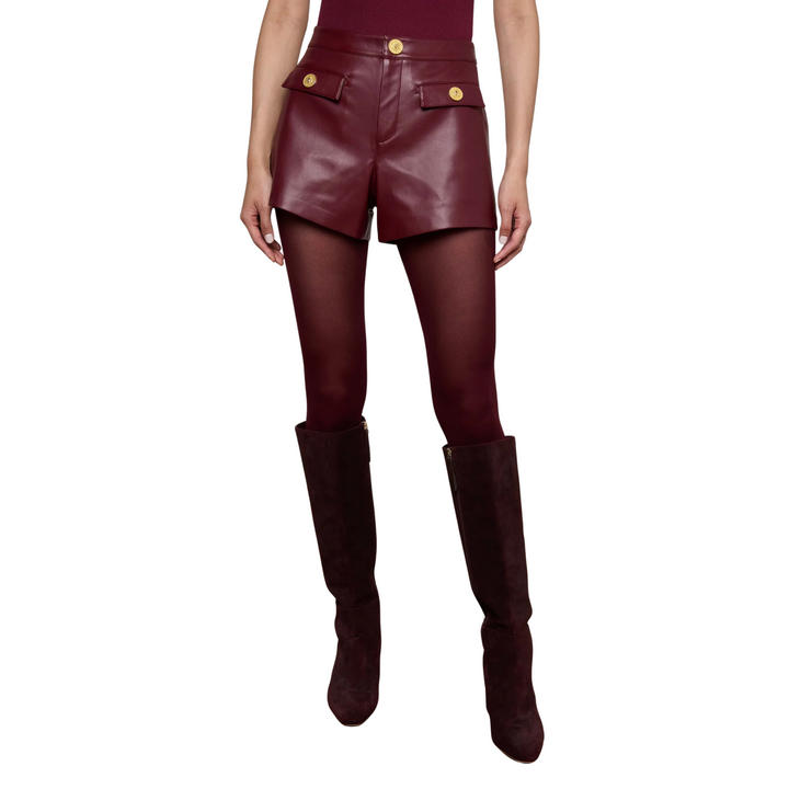Dionne Faux Leather Short