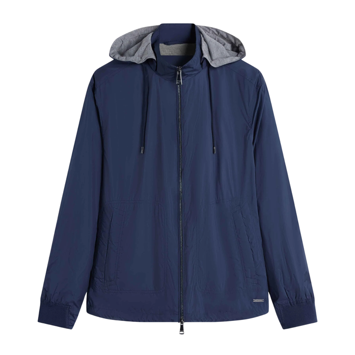 Nylon Full Zip Hooded Jacket