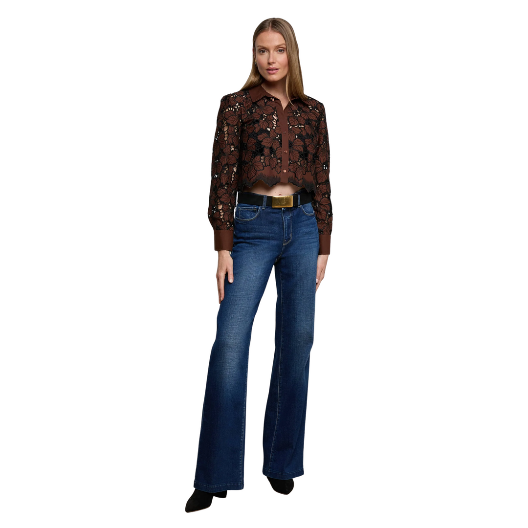 Seychelle Cropped Buttondown