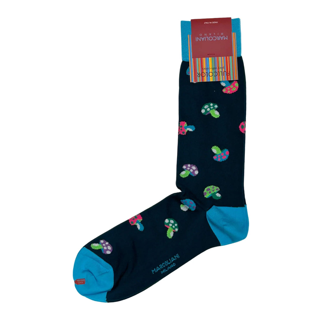 Pima Cotton Mushrooms Dress Sock