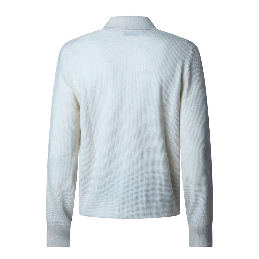 3 Button Cashmere Knit Polo