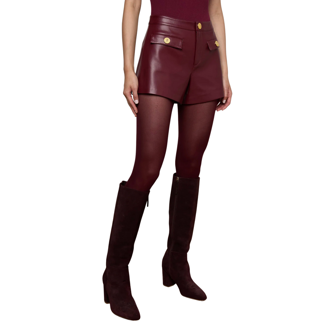 Dionne Faux Leather Short