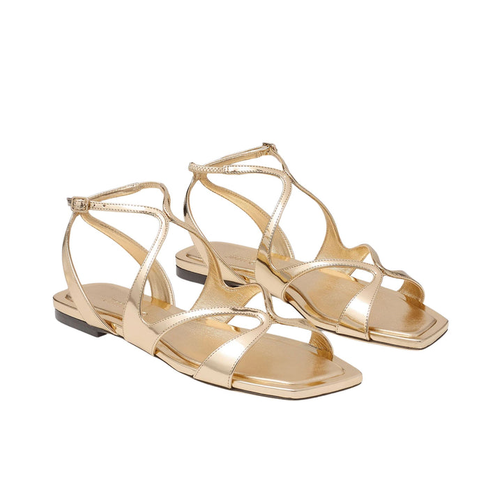 Ayla Flat in Gold - Gold