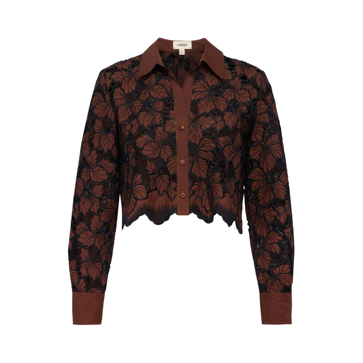 Seychelle Cropped Buttondown