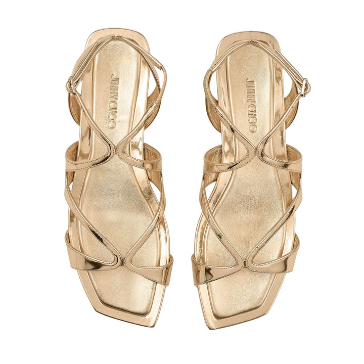 Ayla Flat in Gold - Gold
