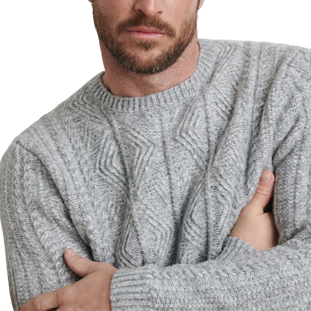 Callum Cable Crewneck Sweater