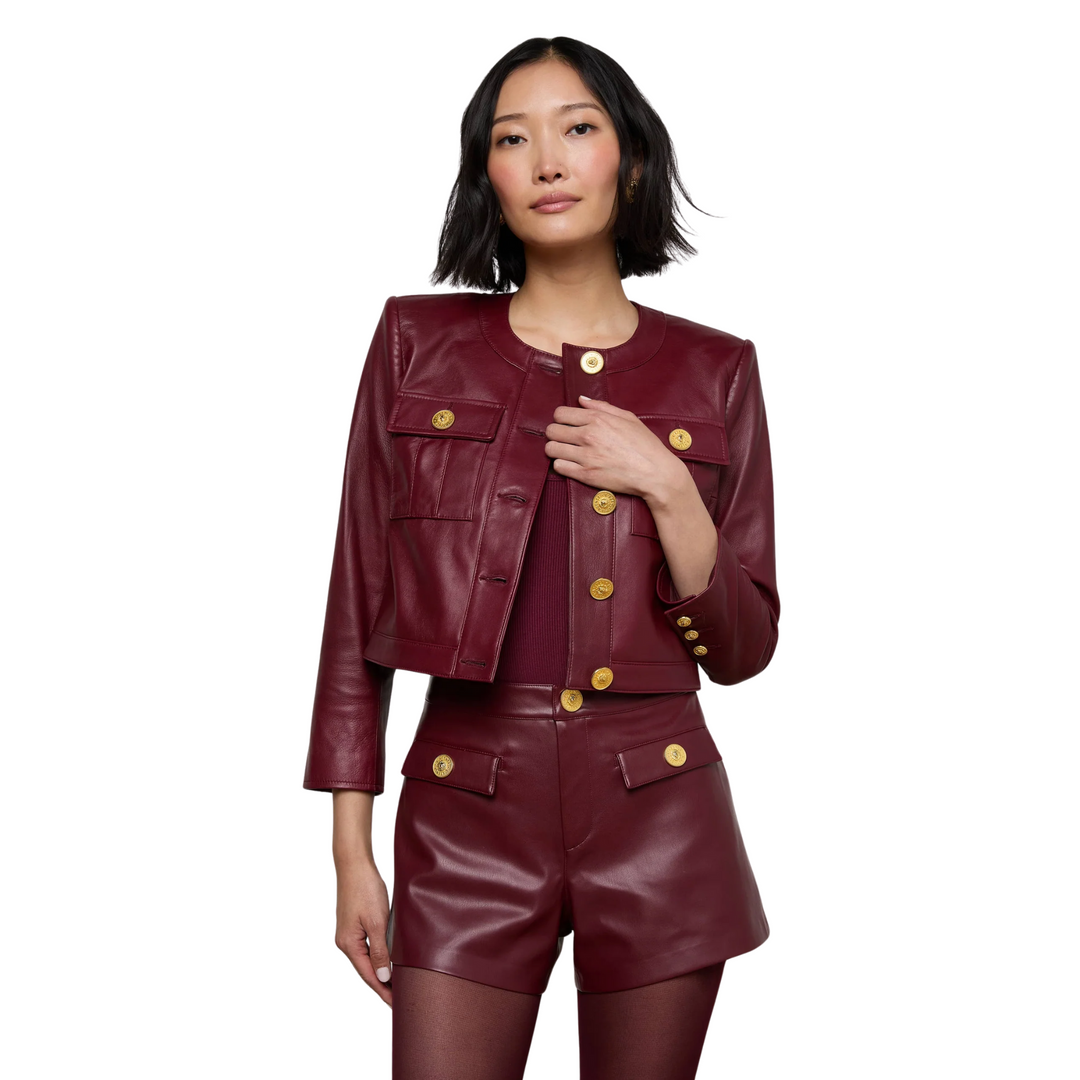 Deidra Collarless Jacket
