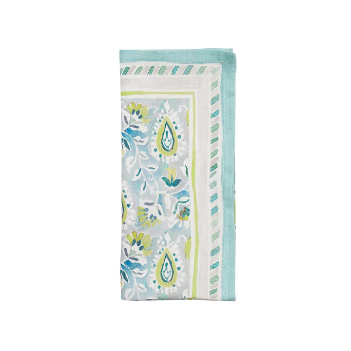 Mira Napkin - Seafoam/Green
