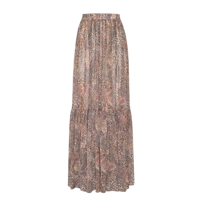Ursie Leopard Maxi Skirt