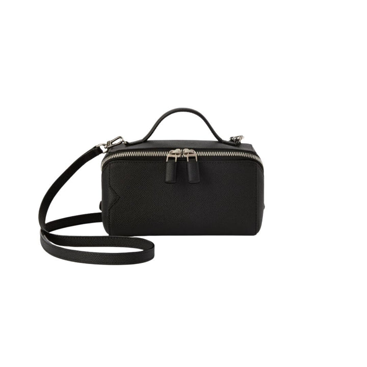 V-Line Small Beauty Case with Strap in Black