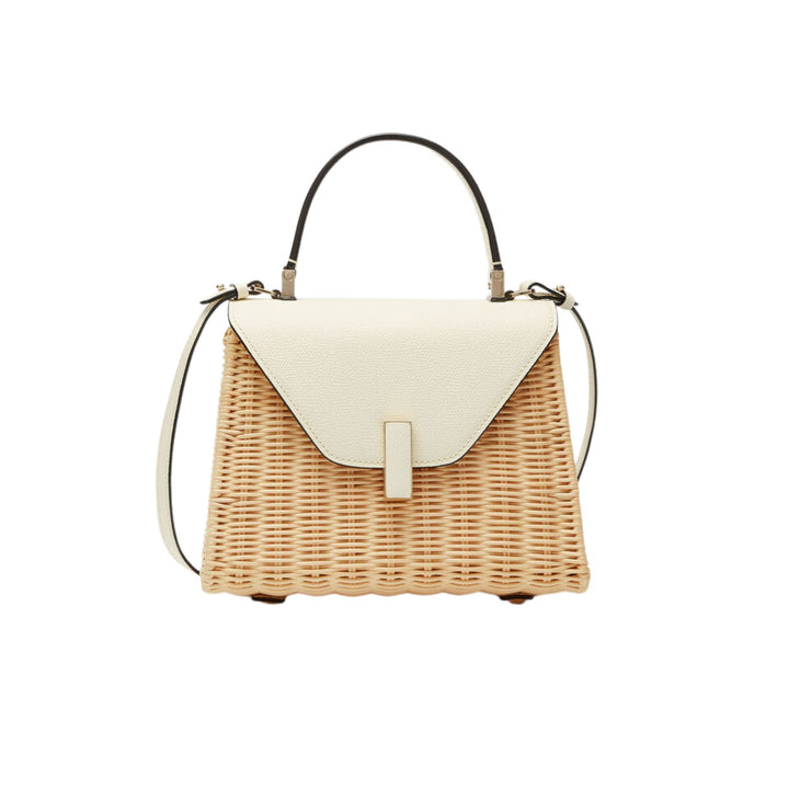 Iside Wicker Top Handle Bag
