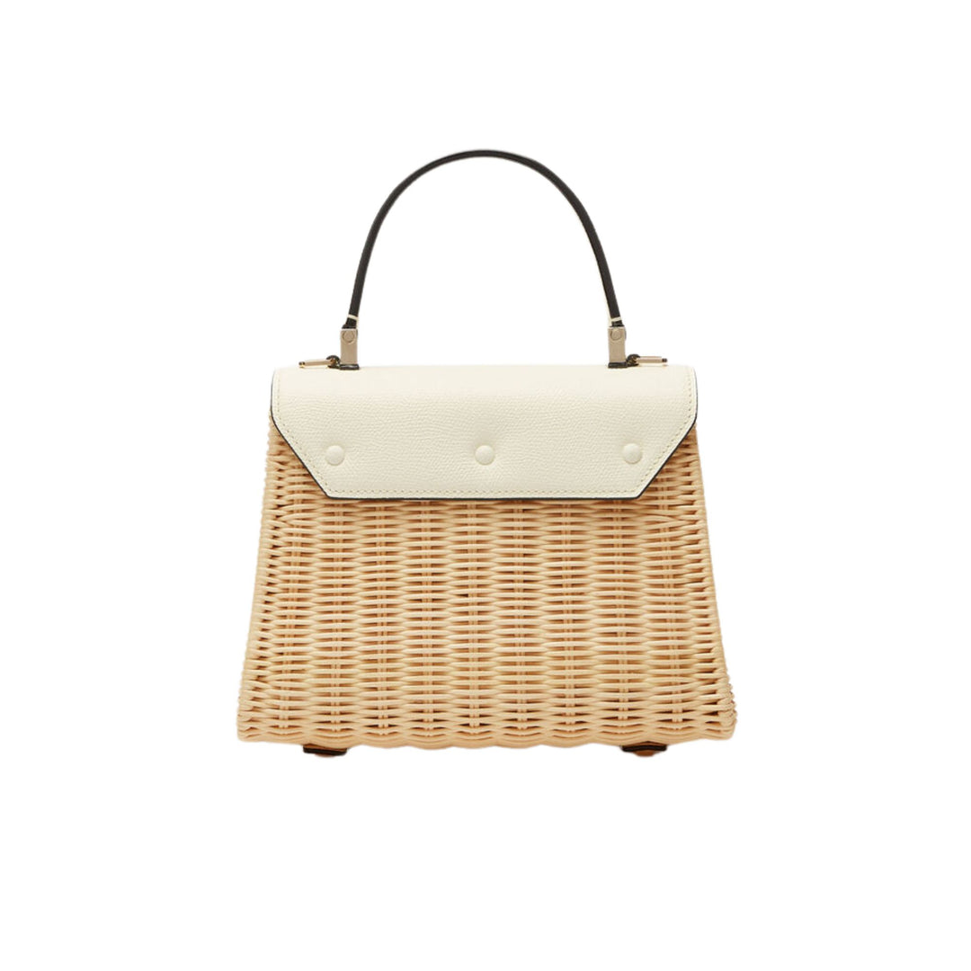 Iside Wicker Top Handle Bag