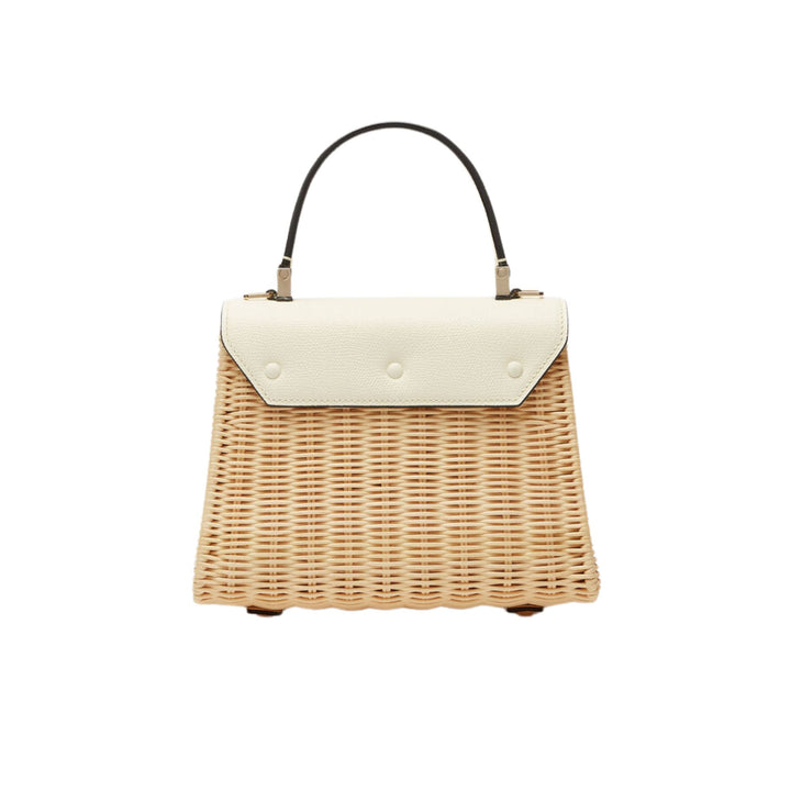 Iside Wicker Top Handle Bag