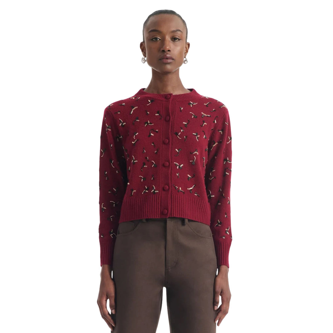 Vaughn Sweater in Grenache