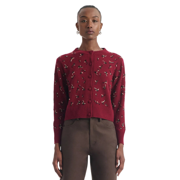 Vaughn Sweater in Grenache