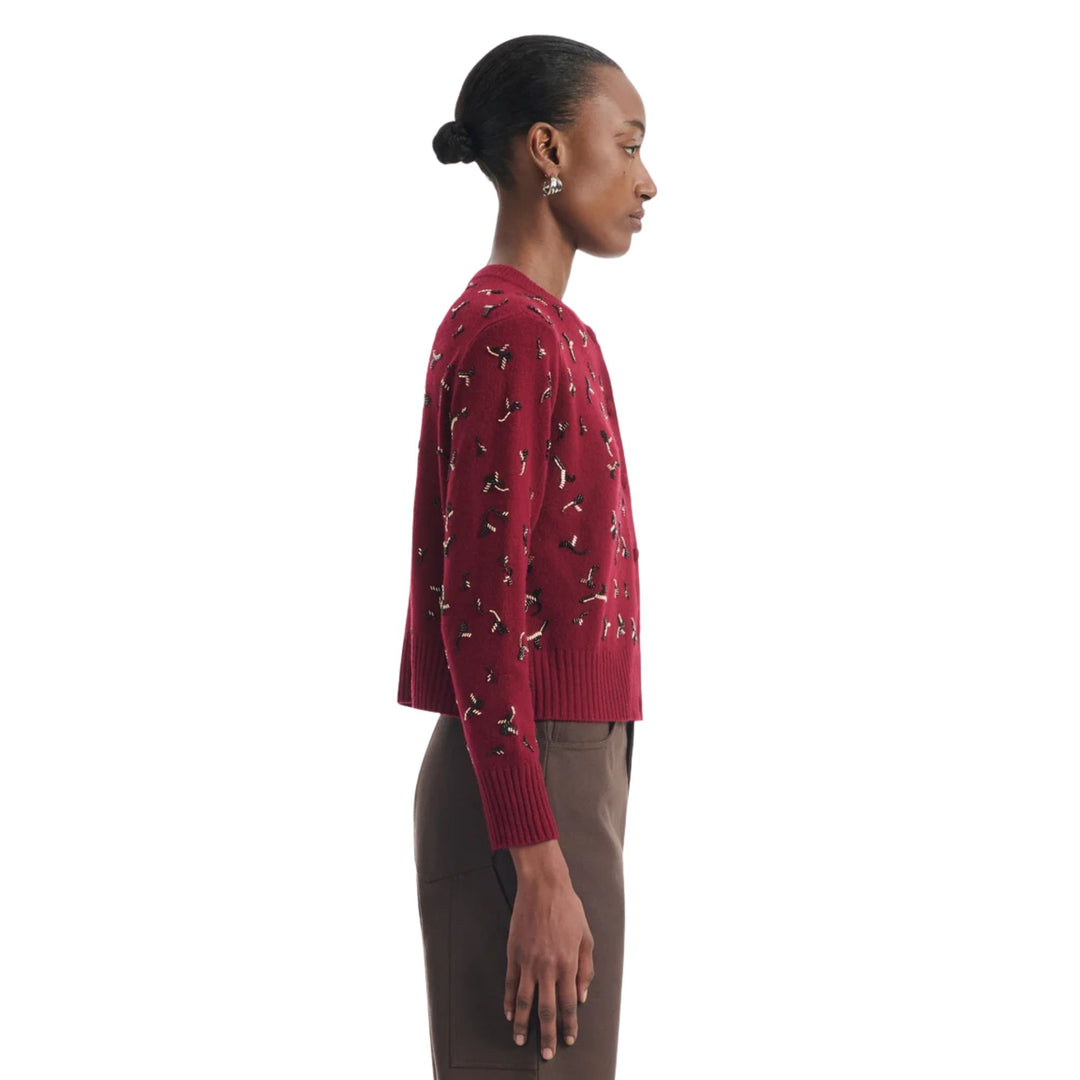 Vaughn Sweater in Grenache