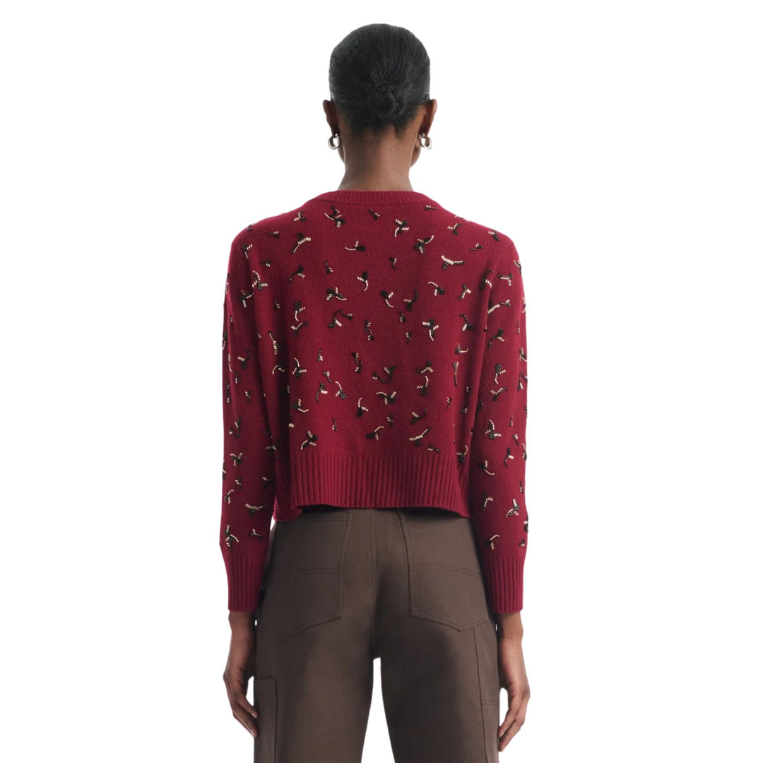 Vaughn Sweater in Grenache
