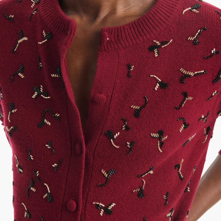 Vaughn Sweater in Grenache