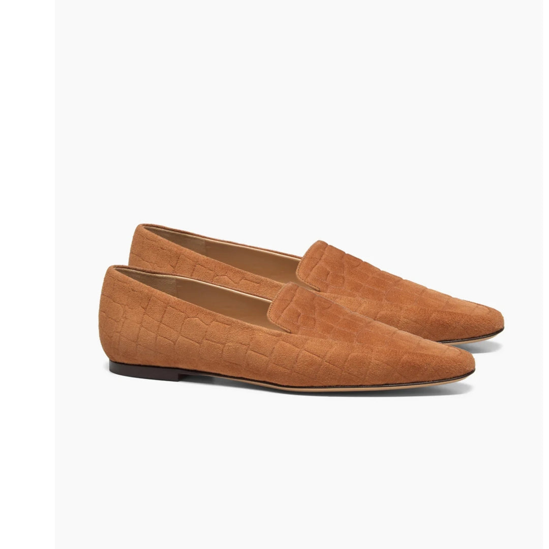 Verona Flat Loafer in Caramel