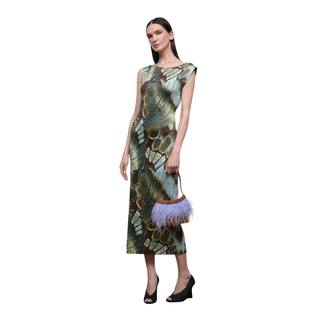 Veronica Dress in Butterfly Moss