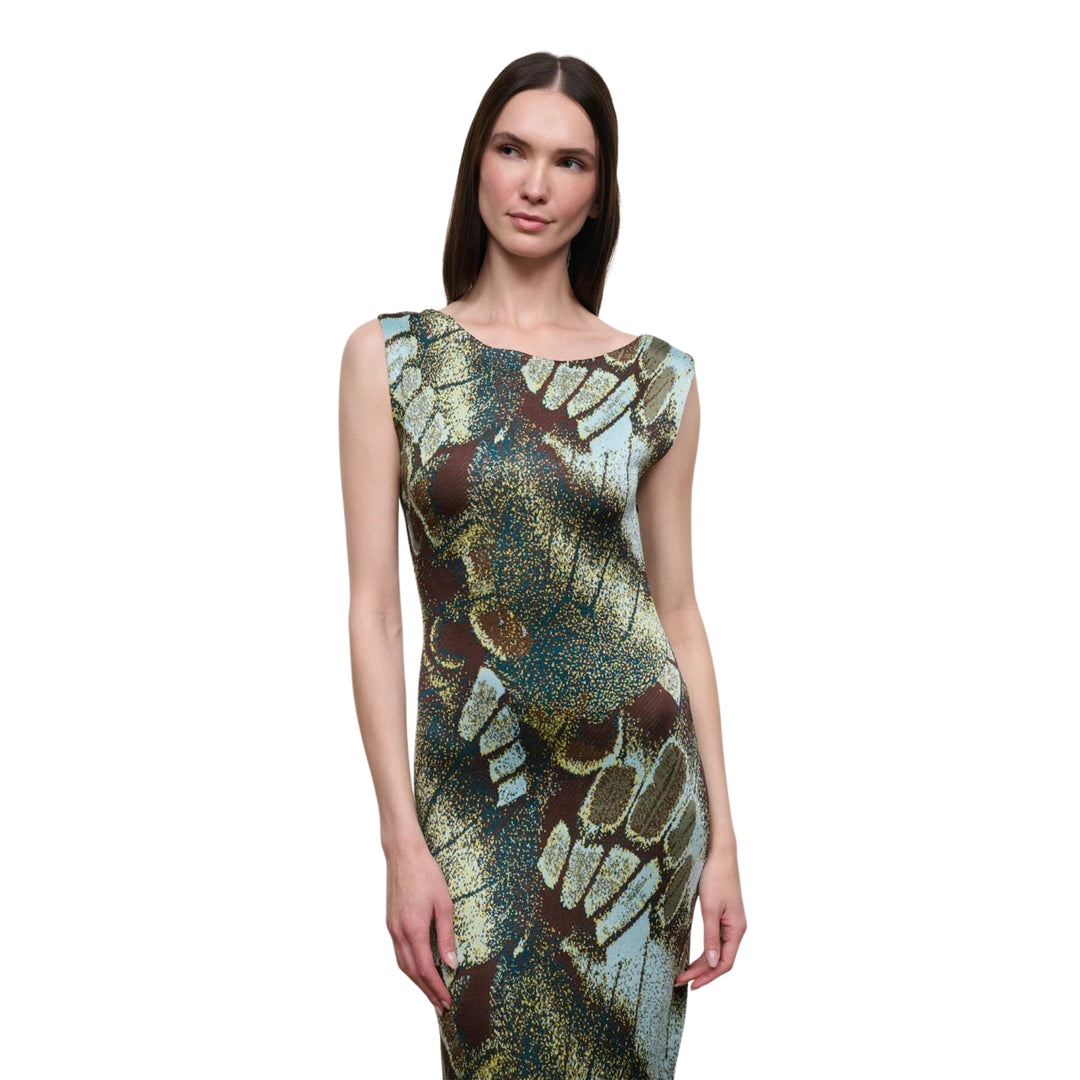 Veronica Dress in Butterfly Moss