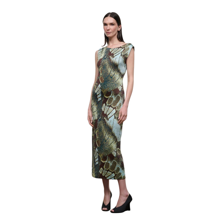 Veronica Dress in Butterfly Moss