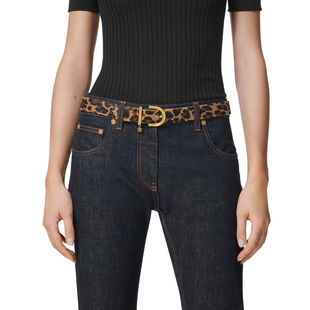 Brown Calf Leather Belt