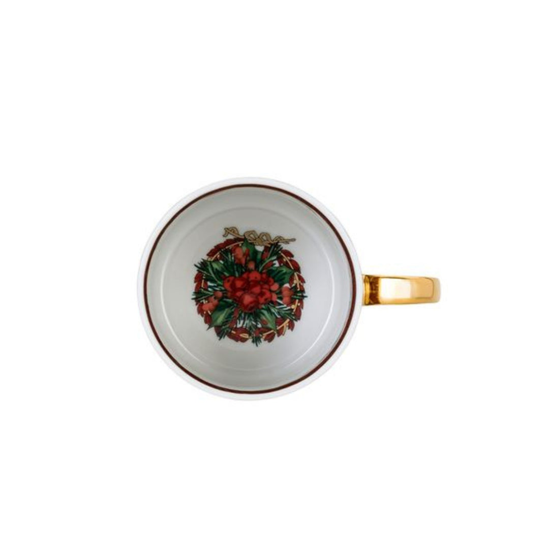 Versace Holiday Tea Cup & Saucer