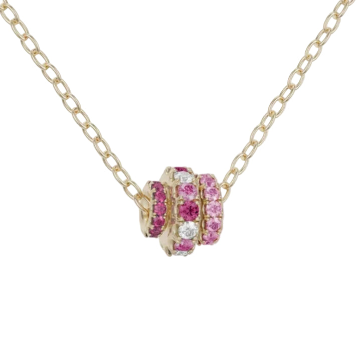 Vesta YG Rouge Necklace - .61tcw