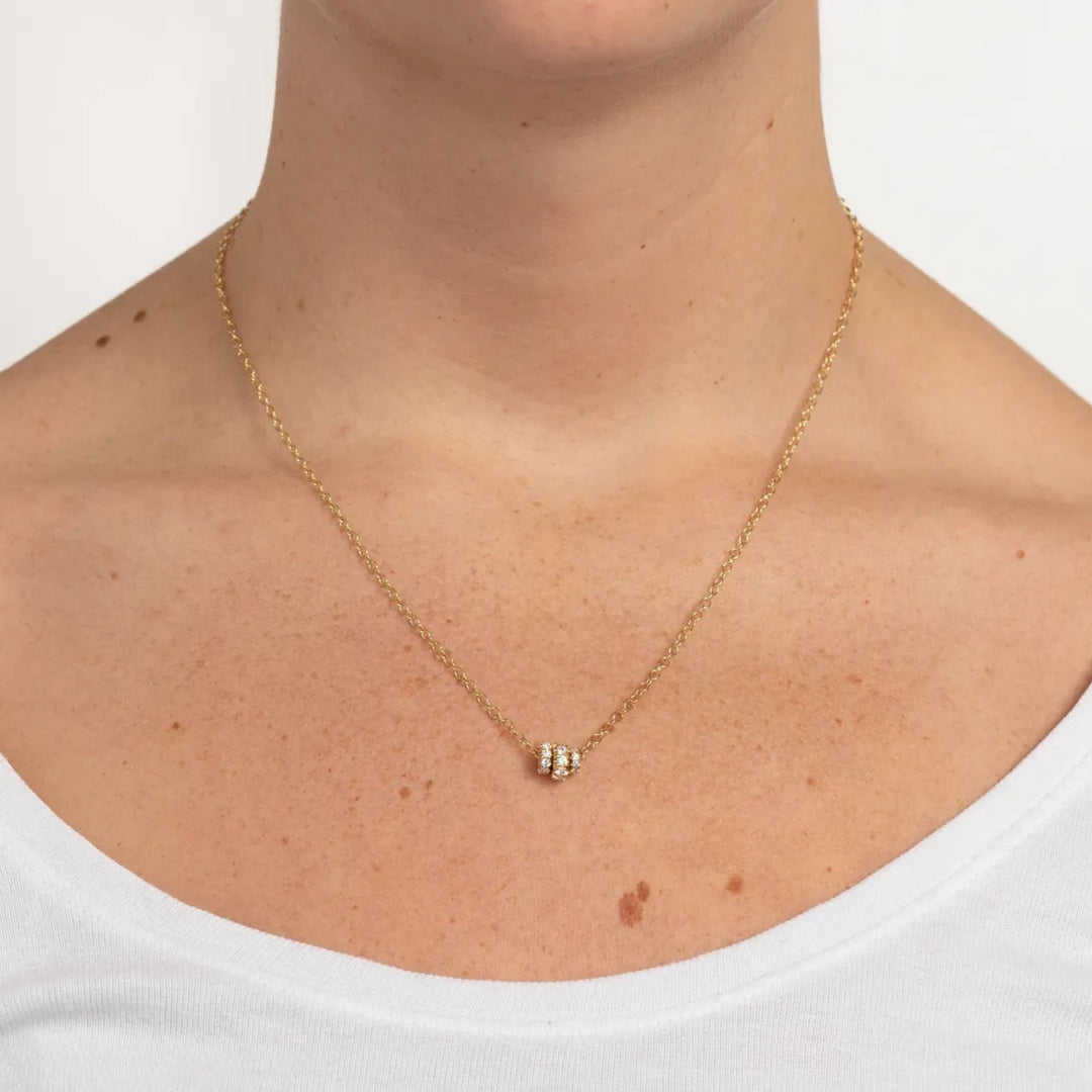 Vesta YG Rouge Necklace - .61tcw