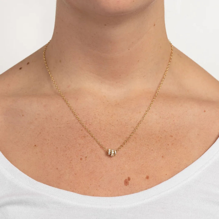 Vesta YG Rouge Necklace - .61tcw