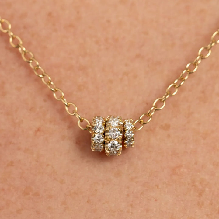 Vesta YG Rouge Necklace - .61tcw