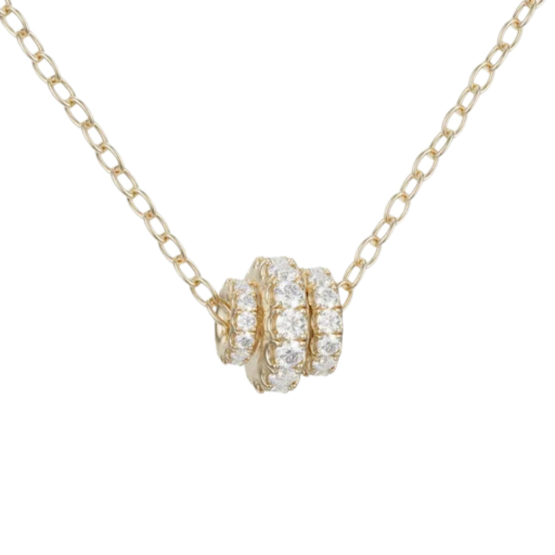 Vesta YG WD Necklace - .61tcw